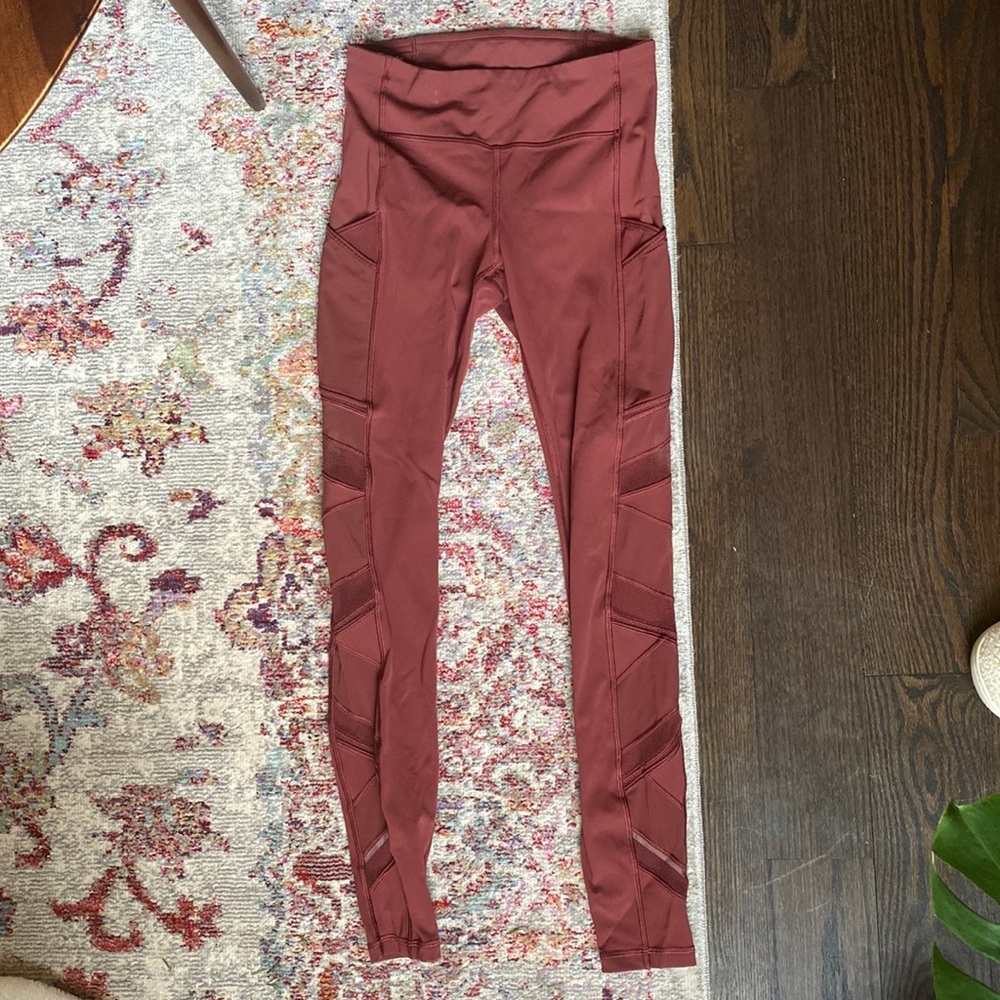 Lululemon Maroon Leggings